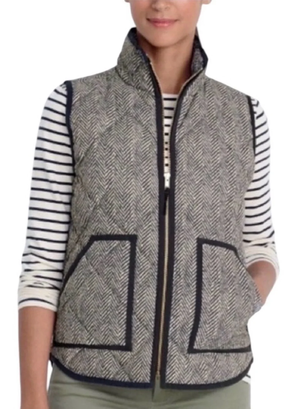 J. Crew Quilted Puffer Vest